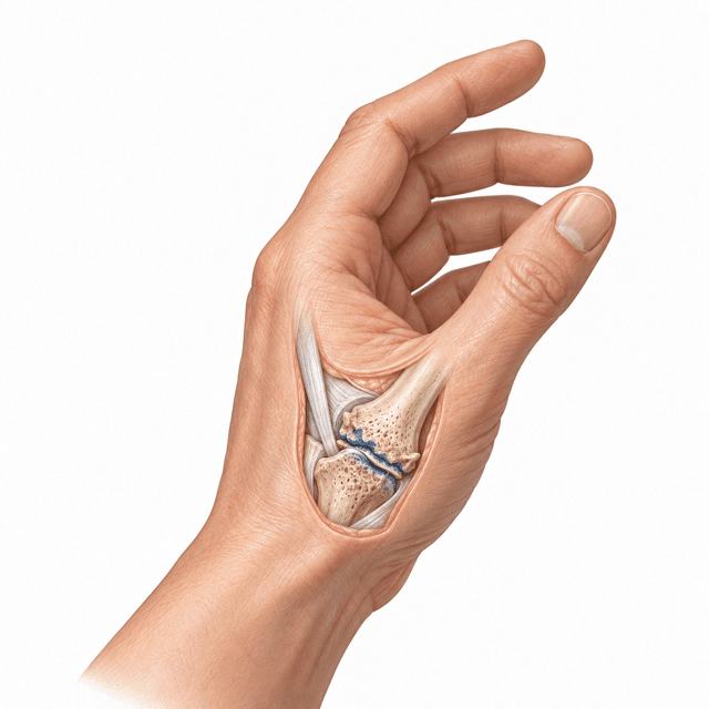 Rizartrosis — artrosis de la base del pulgar, tratamiento en Barcelona